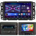 2+64G Android 14 Double Din Car Radio Stereo Upgrade for Buick Lucerne 2006-2011 w/Wireless Carplay Android Auto 8 Inch Touch Screen GPS Navigation Head Unit Radio BT DSP SWC Backup Camera Mic