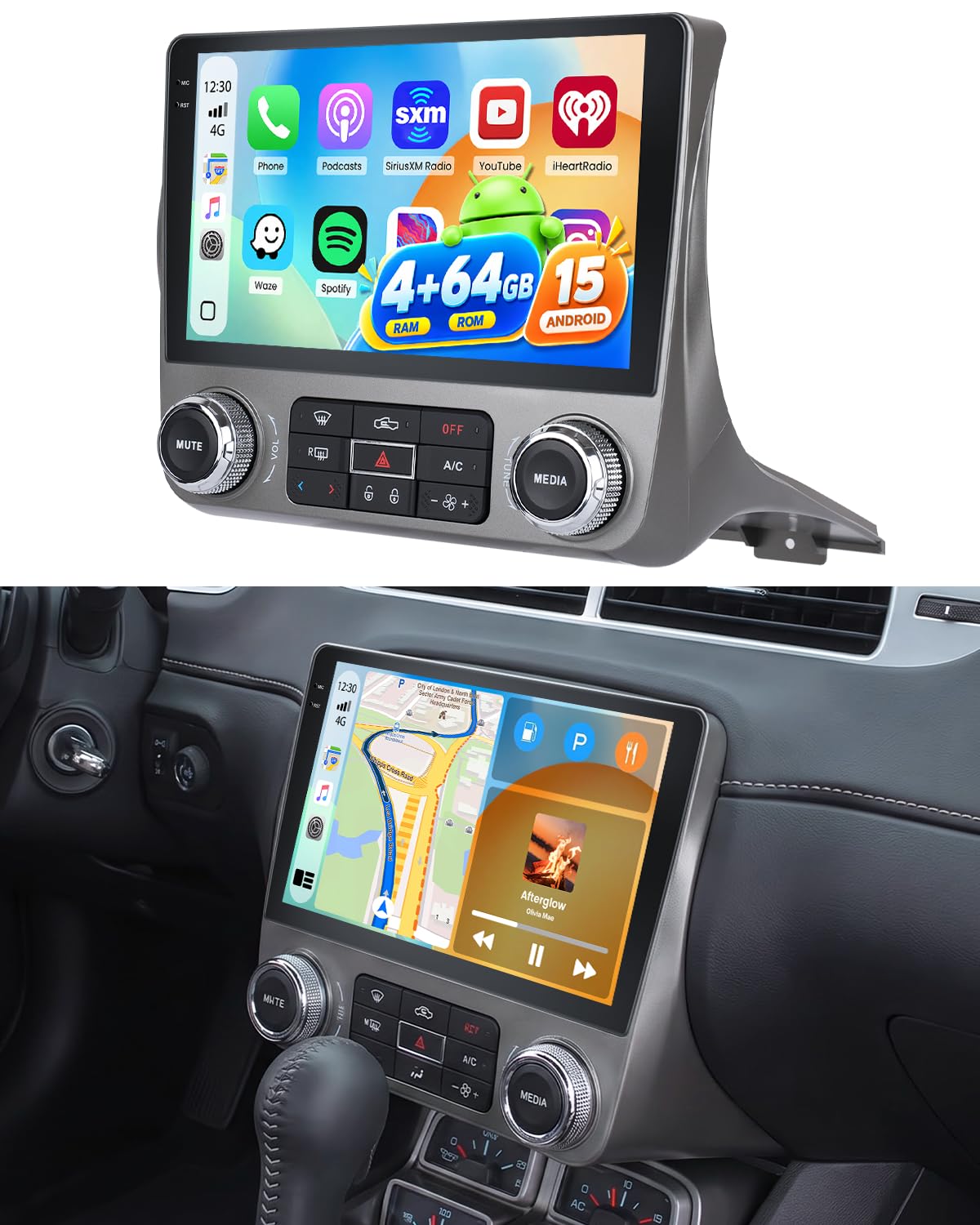 4+64G Android Car Radio for Chevrolet Chevy Camaro 2010-2015 with 5Ghz WiFi