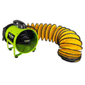BIM08-DOP0825 Metal Blower Kit with 25' Ducting 900CFM & 1/4HP | No Tools Required to Put kit Together | Super Quiet, UV Resistant | Certified Quality & Reliability