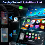 9.7 inch Car Radio Stereo for Dodge Ram 1500 2500 3500 2013 2014 2015 2016 2017 2018, 2GB +32GB, with Wireless & Wired Carplay,Built-in GPS WiFi DSP Camera MIC (Only fit Manual AC) (4+64G)