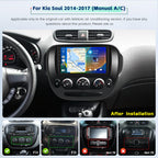 [8Core 4+64GB] Android Car Radio for Kia Soul 2014-2017 with 5Ghz WiFi
