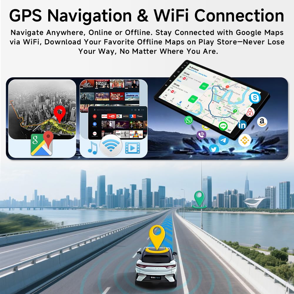 9in 8Core 4G+64G Car Stereo Radio Upgrade for Honda Civic 2001-2005