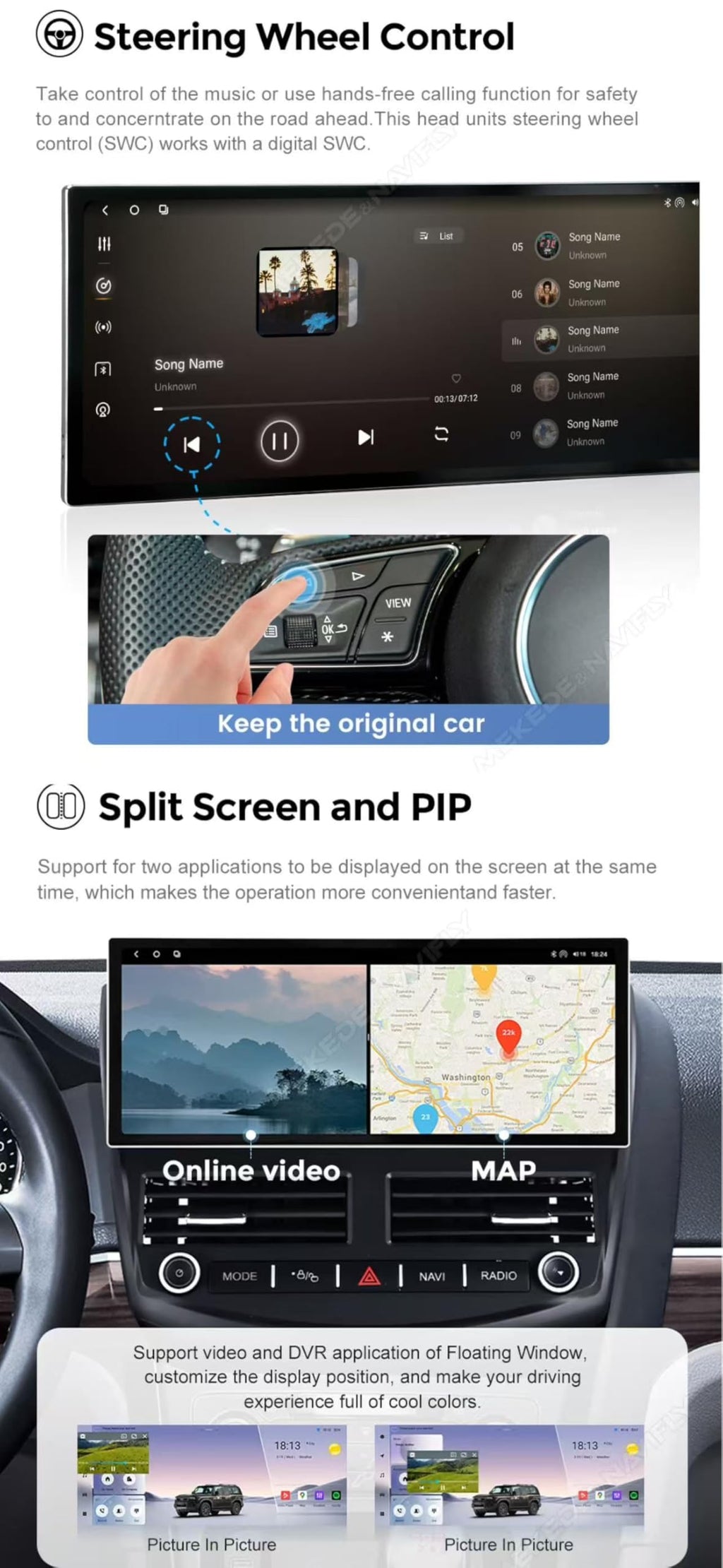 12.3" Upgrade Car Radio for Mazda CX-9 CX9 2016-2020 Stereo -8Core 4+64GB
