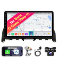 8CORE 4+32GB Android 14 Car Radio Stereo for 2006-2011 Mercedes Benz C-Class C180 C200 C230 C250 C300 C350 W204 S204-9.08" QLED Touch Screen, Upgrade Dash Kit with CarPlay & Android Auto, GPS