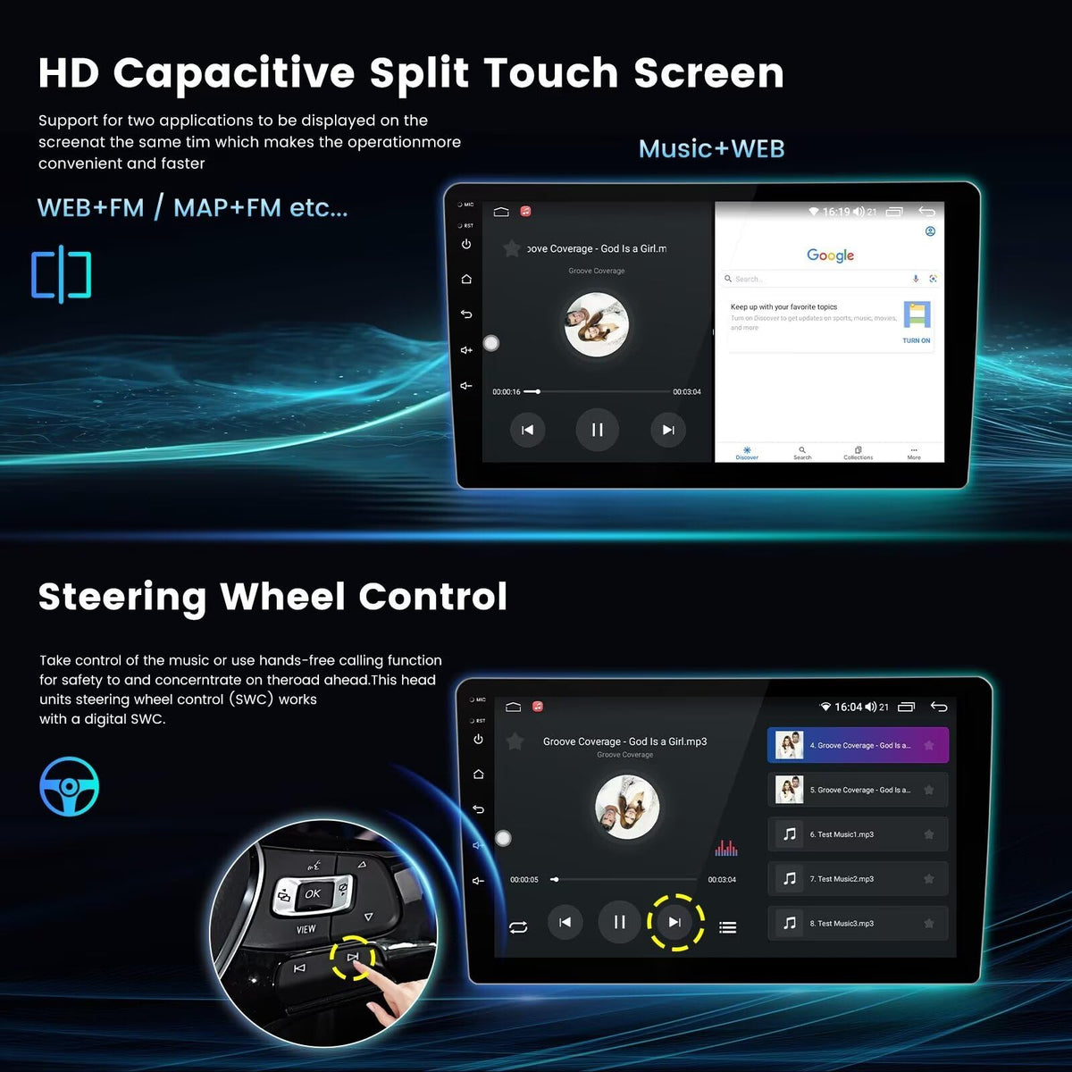 8Core 2+32GB 9" IPS Touch Screen Android Car Stereo for Nissan Frontier 2009-2012 Car Radio Built-in Car-Play Android Auto GPS Navigation Dash Kit