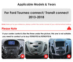 Android 14 Car Stereo for (2013-2018) Ford Tourneo Connect/Transit Connect, 8 Core 4G+64G GPS Navigation with 9.7 inch QLED Touchscreen via Carplay Android Auto EQ SWC Bluetooth5.4 TPMS OBD2