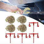 4 Sets Cargo Chain Binder Kit 3/8"-1/2”with 4 Long 10Ft Chains, Load Binder Set Heavy Duty Ratcheting Binders and Chains Load Chain and Binders,6,600lb Working Load Limit As Set,Red