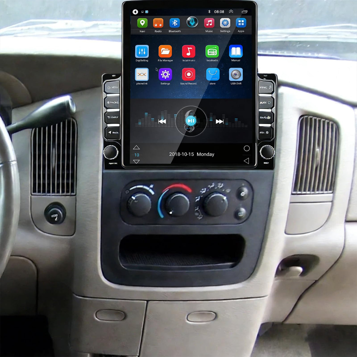 Upgrade 2 Din Car Stereo for Dodge Ram 1500 2500 3500 2002-2005