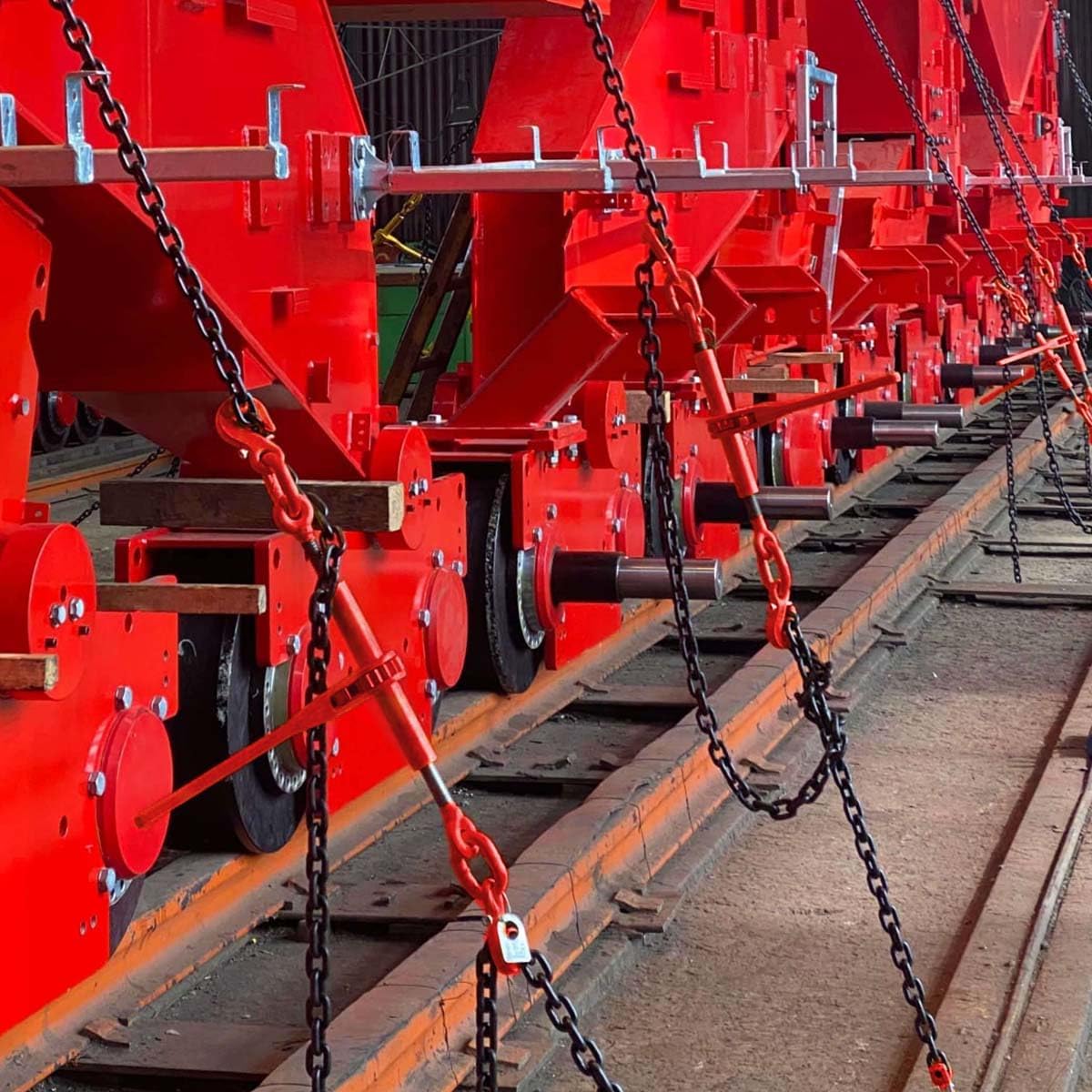Grade 80 Chain and Binder Set w/ G80 Chain Hooks - 5,400 lbs WLL