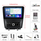 MekedeTech 10'' Android Car Stereo for Ford Mustang 2010-2014,8 Core 4+64G