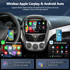 4G+128G Car Radio for Chevrolet Chevy Spark 2016 2017 2018 with Wireless Carplay Android Auto, 9 inch 1280 * 720 in-Cell Touch Screen Car Stereo with Bluetooth GPS WiFi FM RDS Backup Camera