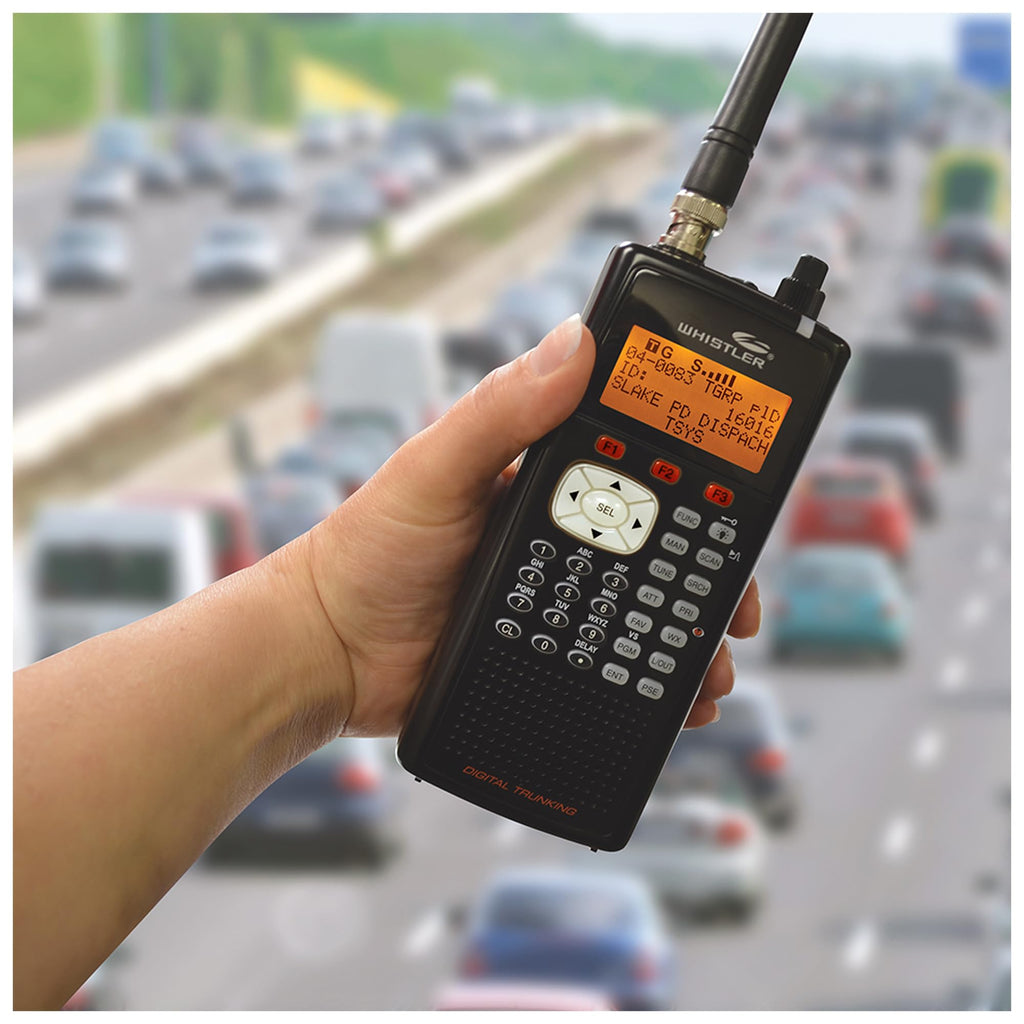 Whistler WS1040 Handheld Digital Scanner – P25 Phase I, Trunking, Same Weather Alerts, Multi-System Support, Programmable, PC Interface, LED & Audio Alerts