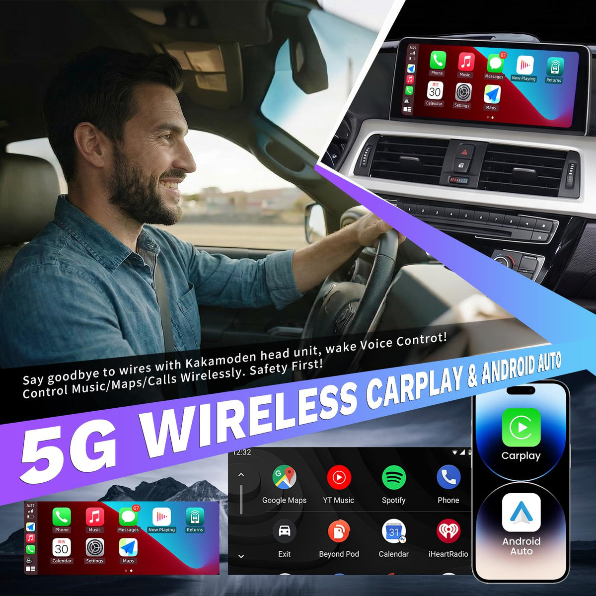 8 Core 8+128G for BMW 3 Series F30 F31 F32 2012-2016 Touchscreen Radio Upgrade: 10.25 Inch Screen Wireless CarPlay Android Auto Stereo Head Unit GPS Navigation SWC Backup Camera 320i/328i CIC NBT