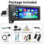 Plug Play Car Radio Stereo with Apple Carplay Android auto GPS Navi Steering Wheel Control for Dodge & Chrysler & Jeep (1990-2001)