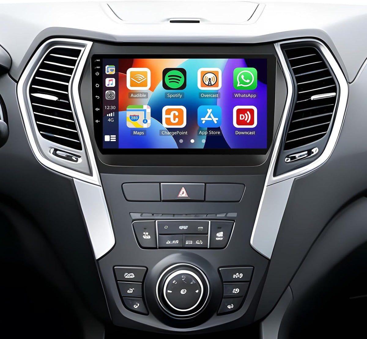 Car Stereo Radio Compatible for Hyundai Santa Fe Sport 2013 with Carplay