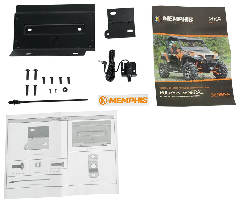 Memphis GEN10SE 200 Watts RMS IP66 Rated Amplifier with Plug and Play/Sealed Connectors