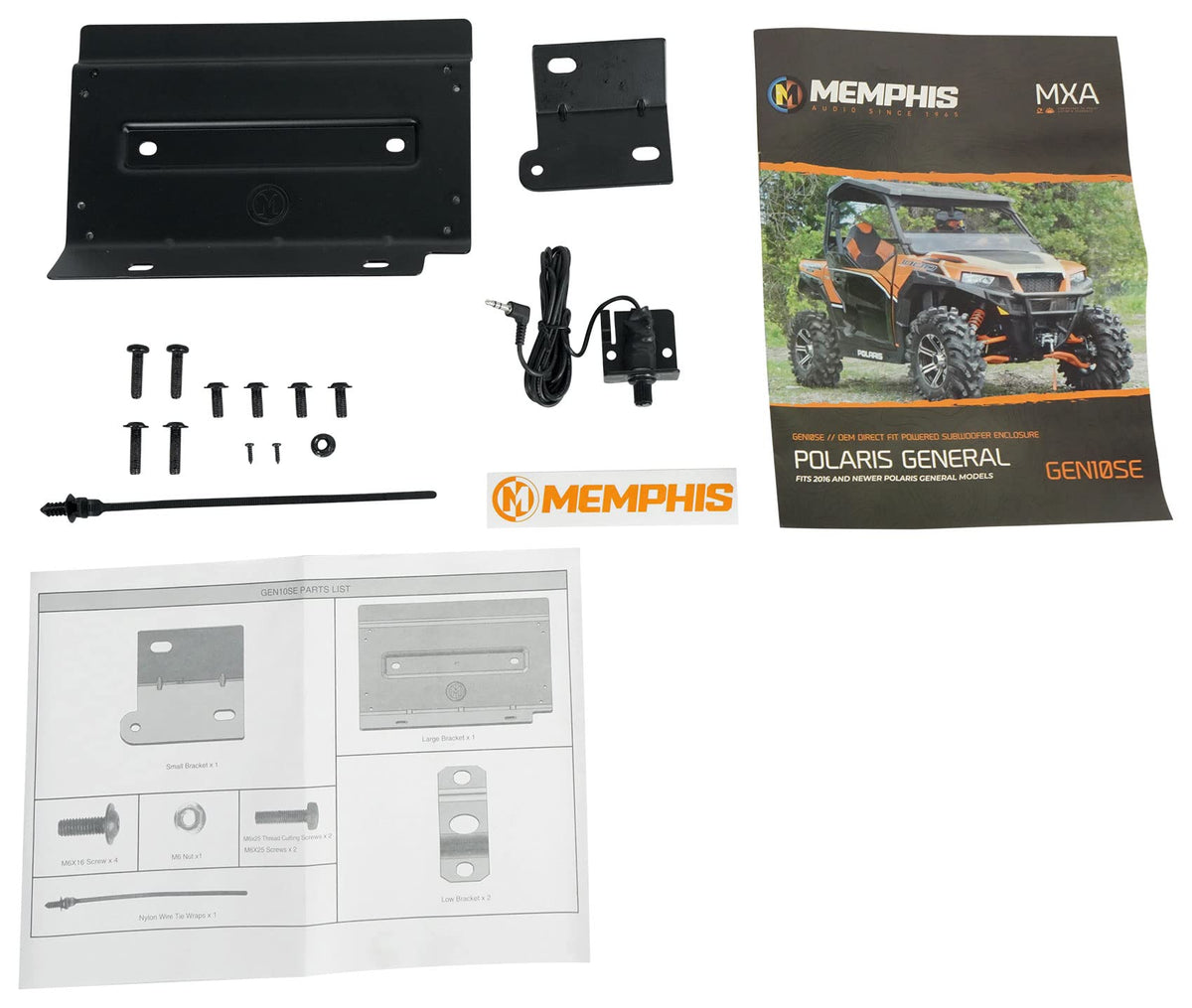 Memphis GEN10SE 200 Watts RMS IP66 Rated Amplifier with Plug and Play/Sealed Connectors