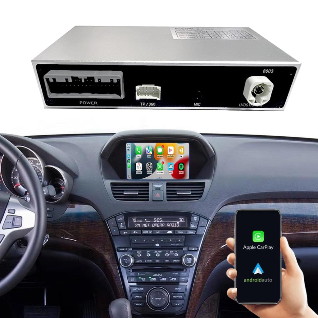 Wireless CarPlay Android Auto Upgrade for Acura ZDX 2010-2013