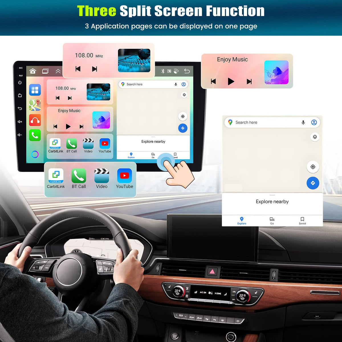 [6+128G] 8-Core Android 15 Car Radio Stereo for Mazda 6 Atenza 2002-2008