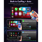 8CORE 4+32GB Android 14 Car Radio Stereo for VW Golf 7 MK7 2013-2018, 10.1 Inch Touch Screen Head Unit Dash Kit with Apple CarPlay Android Auto, GPS Navigation Bluetooth SWC WiFi 5G DSP