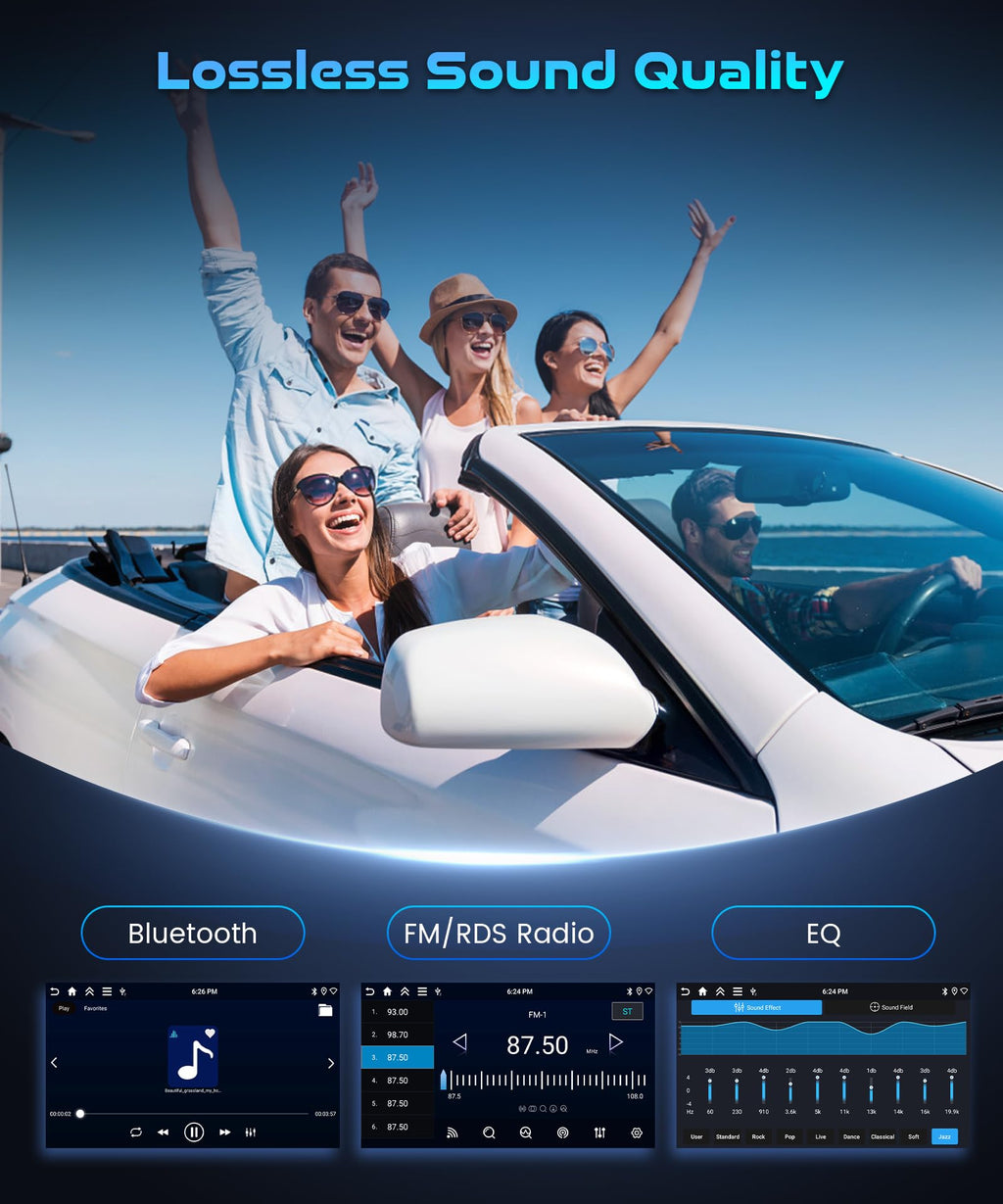Rimoody 4G+128G Android 15 Car Stereo for Toyota 4runner 2010-2020, 5G WiFi