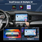 4G+128G Car Stereo Radio for Kia Sorento 2009-2012 (Manual AC) with Wireless CarPlay Android Auto 10 Inch Incell 1280 * 720 Touch Screen Head Unit with GPS Bluetooth WiFi FM RDS Backup Camera