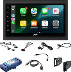 Stinger 6.8" Wireless Apple CarPlay Radio for Jeep Wrangler JK (2007-18)
