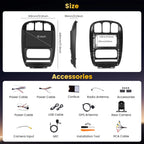 4+128GB Android Car Radio for Dodge Caravan Chrysler Town&Country 2001-2007