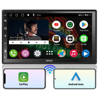ATOTO A6 PF Android 7" Double DIN Car Stereo, 8-core 2+32GB, Wireless CarPlay & Android Auto QLED Touch Screen, WiFi/BT/USB, AI Chat&GPS Tracking, Dual Bluetooth, DSP/FM/SWC/LRV, MirrorLink,A6G2B7PF