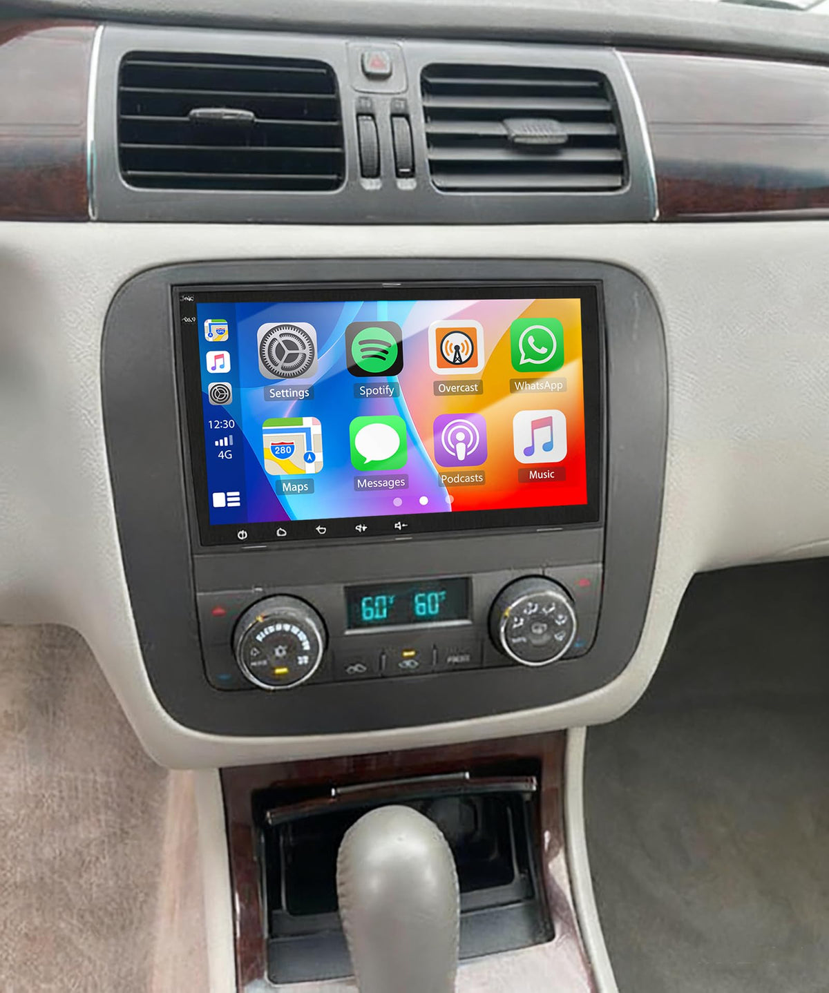 2+64G Android 14 Double Din Car Radio Stereo Upgrade for Buick Lucerne 2006-2011 w/Wireless Carplay Android Auto 8 Inch Touch Screen GPS Navigation Head Unit Radio BT DSP SWC Backup Camera Mic