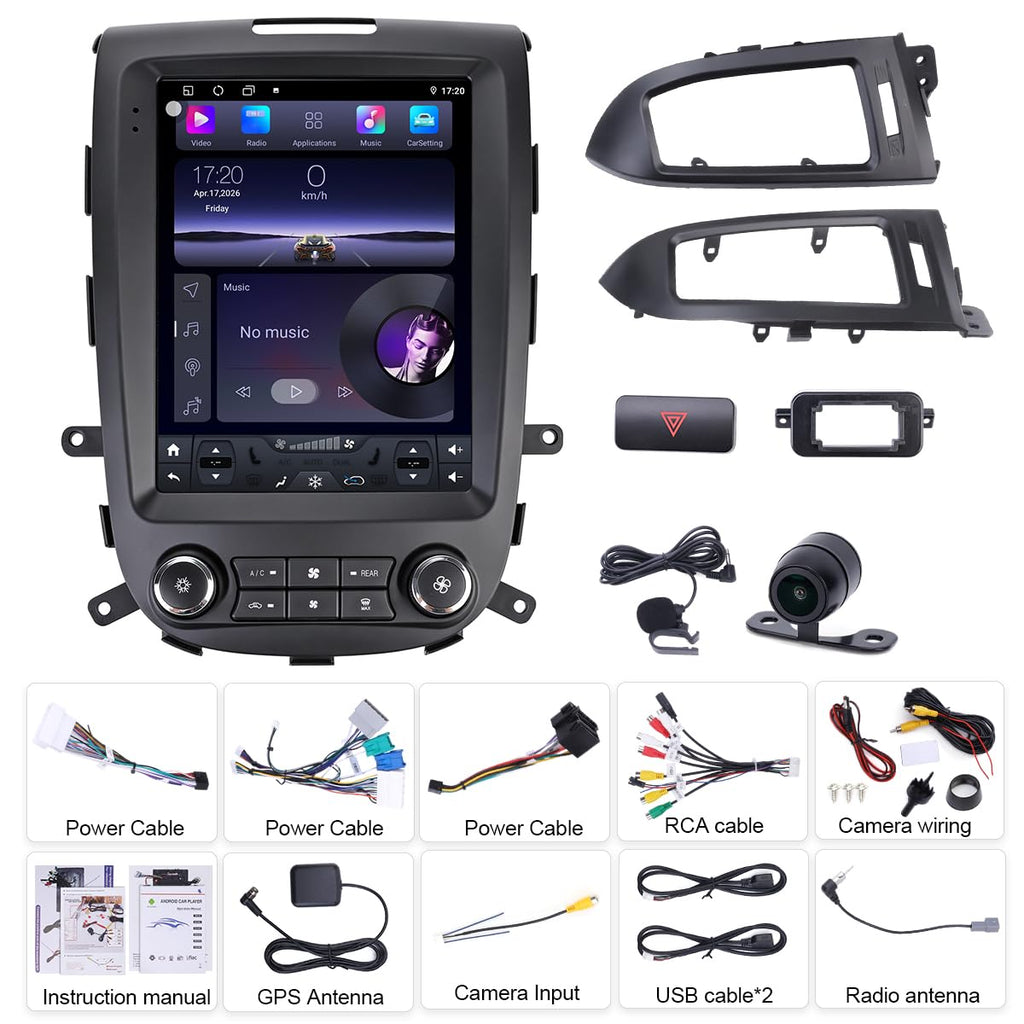 9.7" Car Stereo Radio for Hyundai Santa Fe 2005‑2013 CarPlay Android Auto