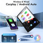 8+128GB 13.1" 8Core Car Radio for Chevy Silverado 2014-2018: 2K QLED Touch Screen, Android 13 Stereo with Wireless CarPlay Android Auto 5G WiFi GPS Bluetooth FM/AM Backup Camera