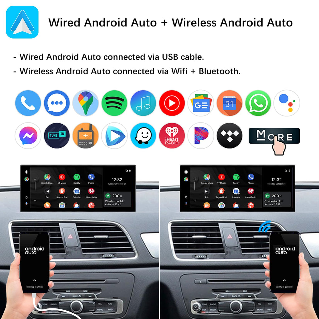 12.3" Wireless CarPlay Touchscreen for Audi Q3 MMI 3G+ 2013-2018