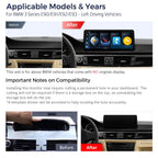 XTRONS 12.3 Inch Android 14 Car Stereo for BMW E90 E91 E92 E93 (2008-2012), IPS Touch Screen 4+64GB Global 4G Car Radio GPS Navigation Support Wireless Car Play Android Auto