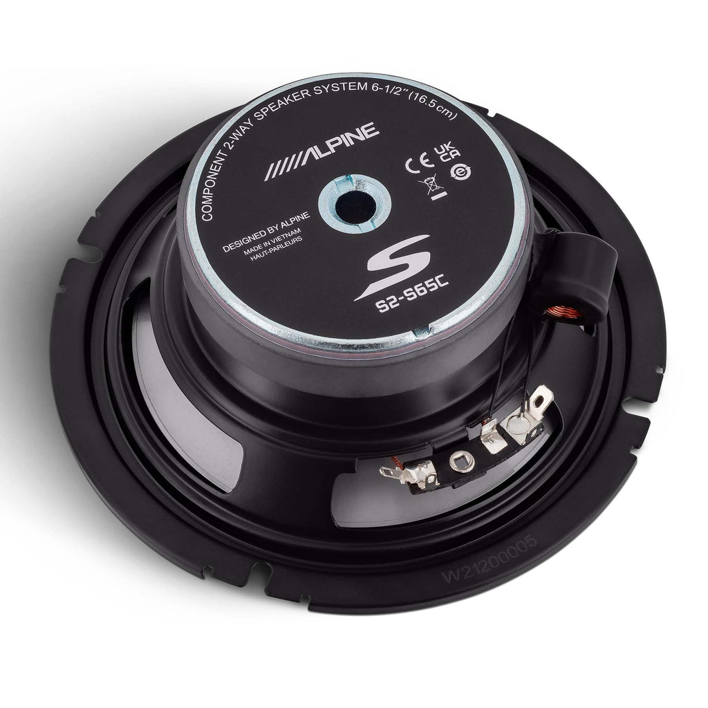 Alpine S2-S65/S2-S65C, S Series 6.5" 2-Way Hi-Res Speakers Bundle