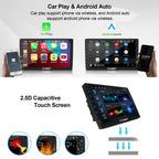 9 inch Android car Stereo Double din car Radio Head Unit Wireless carplay Android auto QLED Touchscreen GPS Navigation Bluetooth WiFi dsp Backup Camera SWC Mirror Link Universal Multimedia Player
