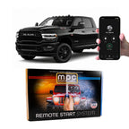 MPC Remote Starter with Smartphone Control Compatible with RAM 3500 2019-2024 |Gas| |Push-to-Start| Plugin T-Harness - Smartphone or Factory Key Fob Activated - FlashLink Updater