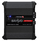 Stetsom Bravo Attack 3000 1 Ohm Mono Car Amplifier, 3000.1 3K Watts RMS, 1Ω Stable Car Audio, Full Range HD Sound Quality, 3000x1, Crossover & Bass Boost, Car Stereo Speaker MD, Smart Coolers