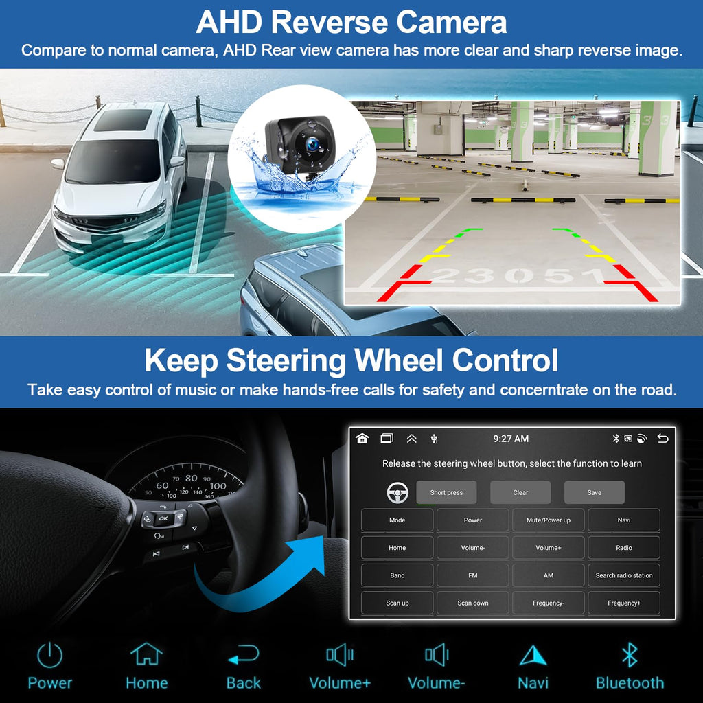 Car Radio for Chevrolet Chevy Traverse 2013-2017 with Wireless Carplay Android Auto, 8 inch HD Touch Screen Car Stereo Android 15 Radio with GPS Bluetooth WiFi FM RDS Backup Camera 2G+64G