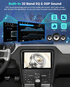 4+64G Android Car Stereo for Ford Mustang 2010-2014, CarPlay, GPS, DSP