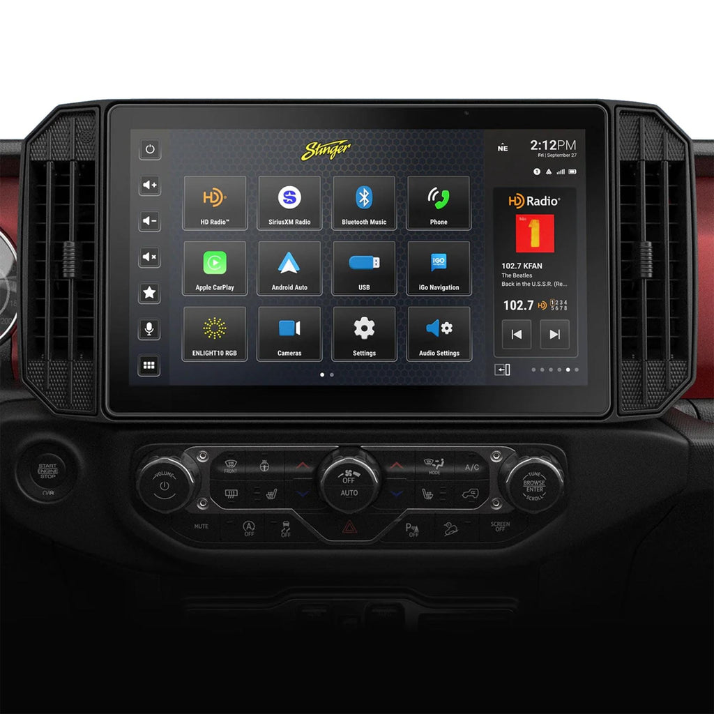 Wrangler JL Gladiator JT Stereo 1080p Full HD Radio,