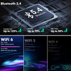 4+64G 10.1-inch Android 13 WiFi 6 Car Stereo for Ford Mustang 2010 2011 2012 2013 2014 IPS Touchscreen Screen Bluetooth 5.4 Car Radio with Carplay & Android Auto Support Backup Camera FM Navi SWC