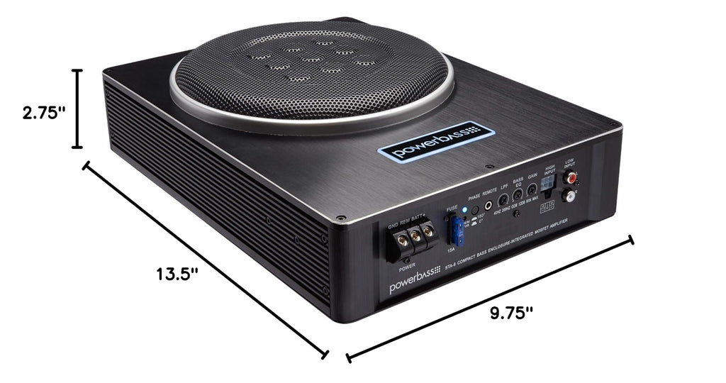 PowerBass STA-8-8" Underseat Powered Enclosure