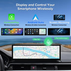 XTRONS 14.9 Inch Android 13 Car Stereo for Audi A4 A5 B9 (2016-2020) MIB2 System, 2K IPS Touch Screen 4+64 GB Global 4G LTE Car Radio GPS Navigation Support Wireless CarPlay Android Auto