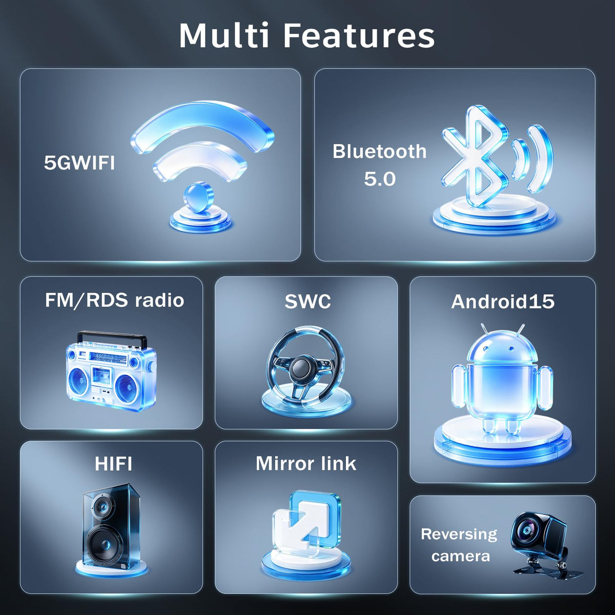 4+64G Android Car Radio for Ford Mustang 2010 2011 2012 2013 2014