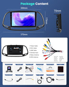 4+64G Car Stereo for Dodge Ram ProMaster City 2015-2021 with Wireless Carplay/Android Auto - 9 Inch Touchscreen Radio with 32EQ DSP/5GHz WiFi/GPS Navigation/Mirror Link/SWC + AHD Rear View Camera