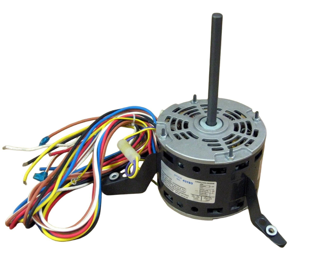 43783 Air Handler Blower Motor for Packard 1/4 HP 3.6 Amps 1075 RPM 115 V