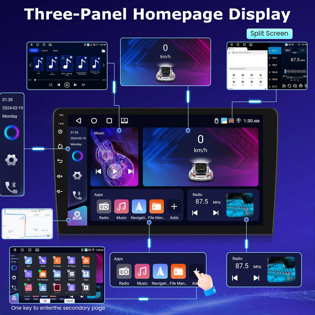 4+64G Android Radio for Jeep Grand Cherokee 2014-2020 for Small Screen