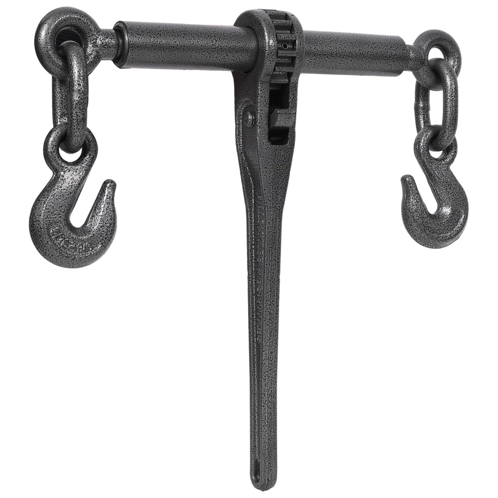 Heavy-Duty Ratchet Binders with Adjustable G70 Hooks - 5400lbs Working Load Capacity, 4-Pack, Black Hammertone