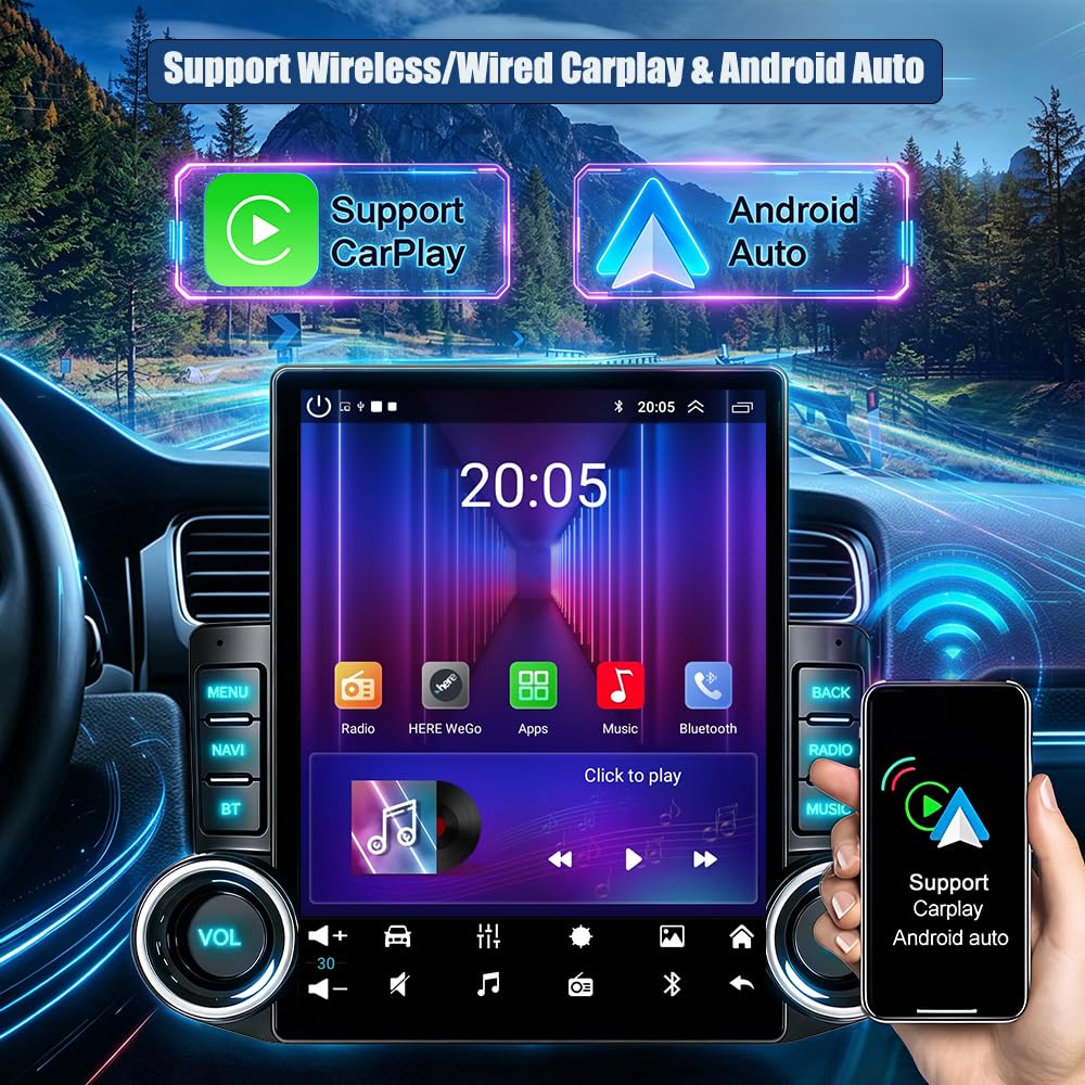 4+64G 9.7 inch Android Car Stereo for Ford F250/F350 Super Duty 2005–2013